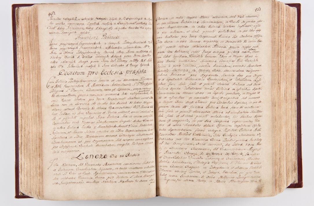 Zdjęcie nr 235 dla obiektu archiwalnego: Visitatio archidiaconatus Cracoviensis (Decanatus: Skalensis - 1727; Vitoviensis - 1727; Prossoviensis - 1728; Novi Montis - 1728; Scawinensis - 1729; Xsiążnensis - 1731; Woynicensis - 1731; Zatoriensis - 1729; Lipnicensis - 1730; Dobczycensis - 1730; Andreoviensis - 1731; Żyvecensis - 1732; Oswiemensis - 1732; Wielicensis - 1741; postea sequntur inventaria ecclesiarum decanatus Dobczycensis, Woynicensis, Andreoviensis) per R.D. Michaelem de Magna Kunice Kunicki, episcopum Arsiacensem, suffraganeum et archidiaconum Cracoviensem annis 1727 - 1741 peracta