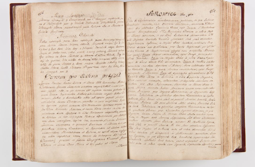Zdjęcie nr 237 dla obiektu archiwalnego: Visitatio archidiaconatus Cracoviensis (Decanatus: Skalensis - 1727; Vitoviensis - 1727; Prossoviensis - 1728; Novi Montis - 1728; Scawinensis - 1729; Xsiążnensis - 1731; Woynicensis - 1731; Zatoriensis - 1729; Lipnicensis - 1730; Dobczycensis - 1730; Andreoviensis - 1731; Żyvecensis - 1732; Oswiemensis - 1732; Wielicensis - 1741; postea sequntur inventaria ecclesiarum decanatus Dobczycensis, Woynicensis, Andreoviensis) per R.D. Michaelem de Magna Kunice Kunicki, episcopum Arsiacensem, suffraganeum et archidiaconum Cracoviensem annis 1727 - 1741 peracta