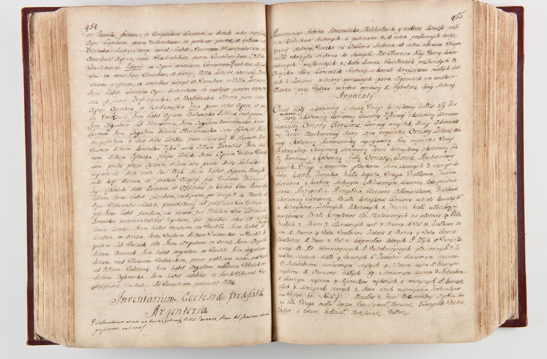 Zdjęcie nr 236 dla obiektu archiwalnego: Visitatio archidiaconatus Cracoviensis (Decanatus: Skalensis - 1727; Vitoviensis - 1727; Prossoviensis - 1728; Novi Montis - 1728; Scawinensis - 1729; Xsiążnensis - 1731; Woynicensis - 1731; Zatoriensis - 1729; Lipnicensis - 1730; Dobczycensis - 1730; Andreoviensis - 1731; Żyvecensis - 1732; Oswiemensis - 1732; Wielicensis - 1741; postea sequntur inventaria ecclesiarum decanatus Dobczycensis, Woynicensis, Andreoviensis) per R.D. Michaelem de Magna Kunice Kunicki, episcopum Arsiacensem, suffraganeum et archidiaconum Cracoviensem annis 1727 - 1741 peracta