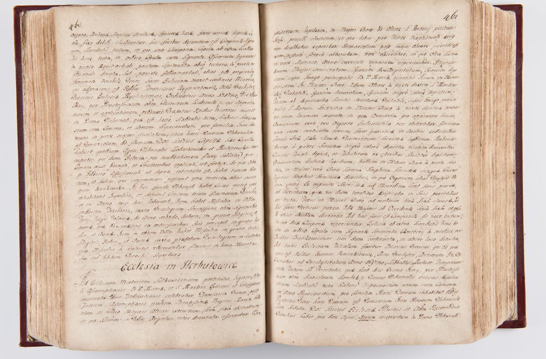 Zdjęcie nr 239 dla obiektu archiwalnego: Visitatio archidiaconatus Cracoviensis (Decanatus: Skalensis - 1727; Vitoviensis - 1727; Prossoviensis - 1728; Novi Montis - 1728; Scawinensis - 1729; Xsiążnensis - 1731; Woynicensis - 1731; Zatoriensis - 1729; Lipnicensis - 1730; Dobczycensis - 1730; Andreoviensis - 1731; Żyvecensis - 1732; Oswiemensis - 1732; Wielicensis - 1741; postea sequntur inventaria ecclesiarum decanatus Dobczycensis, Woynicensis, Andreoviensis) per R.D. Michaelem de Magna Kunice Kunicki, episcopum Arsiacensem, suffraganeum et archidiaconum Cracoviensem annis 1727 - 1741 peracta