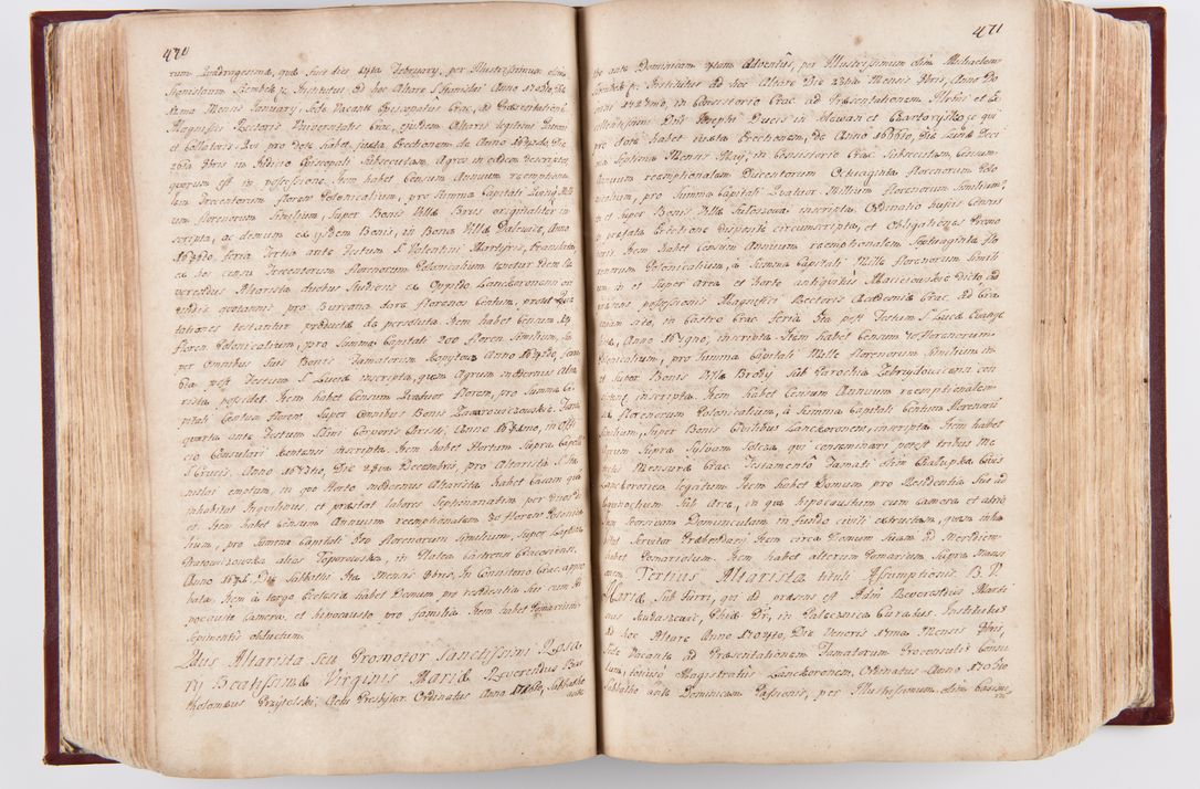 Zdjęcie nr 244 dla obiektu archiwalnego: Visitatio archidiaconatus Cracoviensis (Decanatus: Skalensis - 1727; Vitoviensis - 1727; Prossoviensis - 1728; Novi Montis - 1728; Scawinensis - 1729; Xsiążnensis - 1731; Woynicensis - 1731; Zatoriensis - 1729; Lipnicensis - 1730; Dobczycensis - 1730; Andreoviensis - 1731; Żyvecensis - 1732; Oswiemensis - 1732; Wielicensis - 1741; postea sequntur inventaria ecclesiarum decanatus Dobczycensis, Woynicensis, Andreoviensis) per R.D. Michaelem de Magna Kunice Kunicki, episcopum Arsiacensem, suffraganeum et archidiaconum Cracoviensem annis 1727 - 1741 peracta