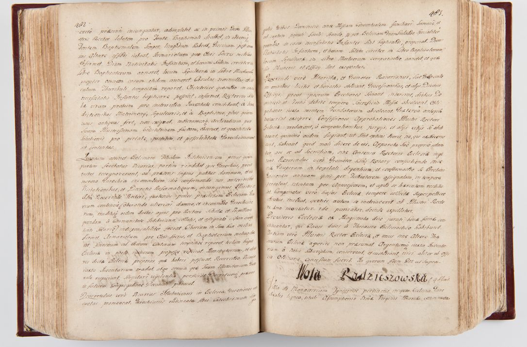 Zdjęcie nr 250 dla obiektu archiwalnego: Visitatio archidiaconatus Cracoviensis (Decanatus: Skalensis - 1727; Vitoviensis - 1727; Prossoviensis - 1728; Novi Montis - 1728; Scawinensis - 1729; Xsiążnensis - 1731; Woynicensis - 1731; Zatoriensis - 1729; Lipnicensis - 1730; Dobczycensis - 1730; Andreoviensis - 1731; Żyvecensis - 1732; Oswiemensis - 1732; Wielicensis - 1741; postea sequntur inventaria ecclesiarum decanatus Dobczycensis, Woynicensis, Andreoviensis) per R.D. Michaelem de Magna Kunice Kunicki, episcopum Arsiacensem, suffraganeum et archidiaconum Cracoviensem annis 1727 - 1741 peracta