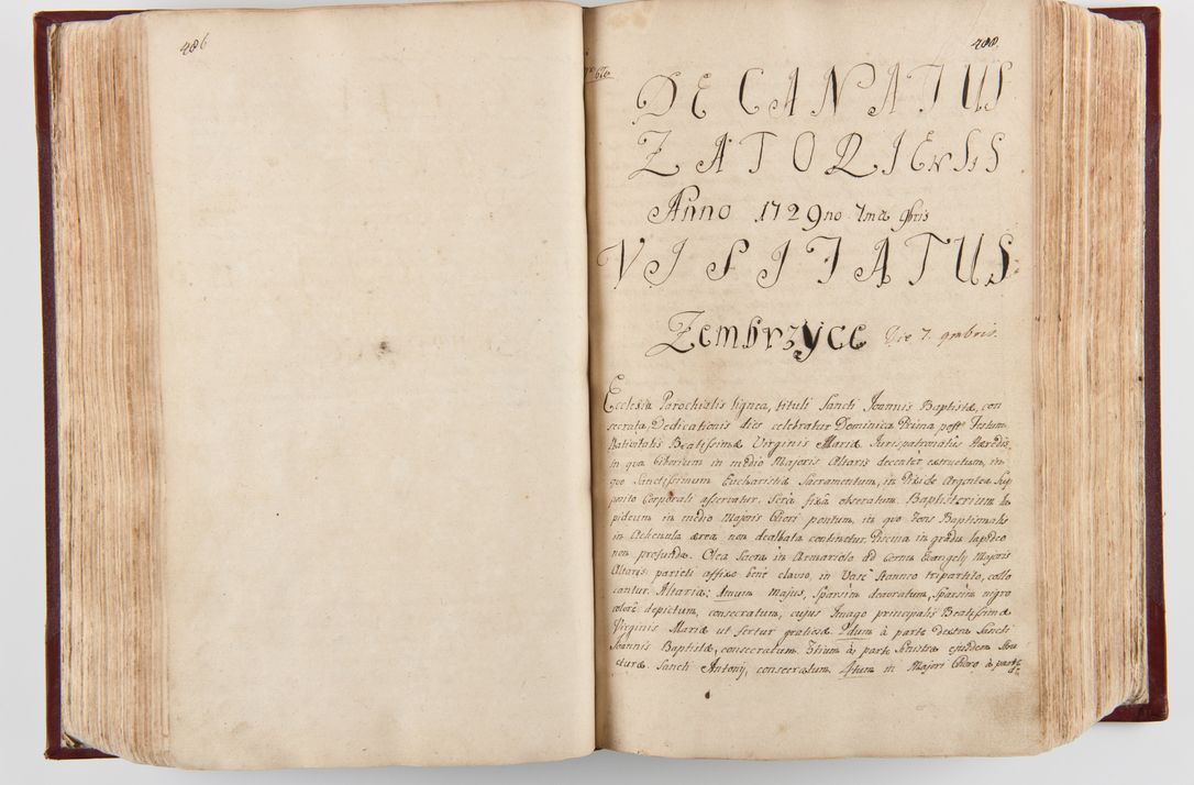 Zdjęcie nr 252 dla obiektu archiwalnego: Visitatio archidiaconatus Cracoviensis (Decanatus: Skalensis - 1727; Vitoviensis - 1727; Prossoviensis - 1728; Novi Montis - 1728; Scawinensis - 1729; Xsiążnensis - 1731; Woynicensis - 1731; Zatoriensis - 1729; Lipnicensis - 1730; Dobczycensis - 1730; Andreoviensis - 1731; Żyvecensis - 1732; Oswiemensis - 1732; Wielicensis - 1741; postea sequntur inventaria ecclesiarum decanatus Dobczycensis, Woynicensis, Andreoviensis) per R.D. Michaelem de Magna Kunice Kunicki, episcopum Arsiacensem, suffraganeum et archidiaconum Cracoviensem annis 1727 - 1741 peracta