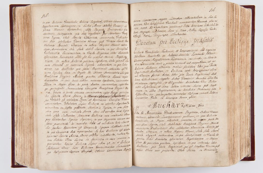 Zdjęcie nr 262 dla obiektu archiwalnego: Visitatio archidiaconatus Cracoviensis (Decanatus: Skalensis - 1727; Vitoviensis - 1727; Prossoviensis - 1728; Novi Montis - 1728; Scawinensis - 1729; Xsiążnensis - 1731; Woynicensis - 1731; Zatoriensis - 1729; Lipnicensis - 1730; Dobczycensis - 1730; Andreoviensis - 1731; Żyvecensis - 1732; Oswiemensis - 1732; Wielicensis - 1741; postea sequntur inventaria ecclesiarum decanatus Dobczycensis, Woynicensis, Andreoviensis) per R.D. Michaelem de Magna Kunice Kunicki, episcopum Arsiacensem, suffraganeum et archidiaconum Cracoviensem annis 1727 - 1741 peracta