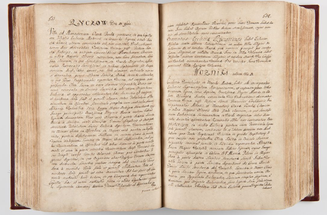 Zdjęcie nr 266 dla obiektu archiwalnego: Visitatio archidiaconatus Cracoviensis (Decanatus: Skalensis - 1727; Vitoviensis - 1727; Prossoviensis - 1728; Novi Montis - 1728; Scawinensis - 1729; Xsiążnensis - 1731; Woynicensis - 1731; Zatoriensis - 1729; Lipnicensis - 1730; Dobczycensis - 1730; Andreoviensis - 1731; Żyvecensis - 1732; Oswiemensis - 1732; Wielicensis - 1741; postea sequntur inventaria ecclesiarum decanatus Dobczycensis, Woynicensis, Andreoviensis) per R.D. Michaelem de Magna Kunice Kunicki, episcopum Arsiacensem, suffraganeum et archidiaconum Cracoviensem annis 1727 - 1741 peracta