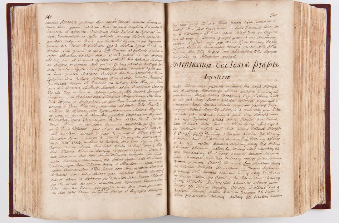 Zdjęcie nr 281 dla obiektu archiwalnego: Visitatio archidiaconatus Cracoviensis (Decanatus: Skalensis - 1727; Vitoviensis - 1727; Prossoviensis - 1728; Novi Montis - 1728; Scawinensis - 1729; Xsiążnensis - 1731; Woynicensis - 1731; Zatoriensis - 1729; Lipnicensis - 1730; Dobczycensis - 1730; Andreoviensis - 1731; Żyvecensis - 1732; Oswiemensis - 1732; Wielicensis - 1741; postea sequntur inventaria ecclesiarum decanatus Dobczycensis, Woynicensis, Andreoviensis) per R.D. Michaelem de Magna Kunice Kunicki, episcopum Arsiacensem, suffraganeum et archidiaconum Cracoviensem annis 1727 - 1741 peracta