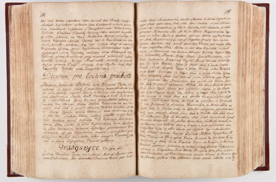 Zdjęcie nr 288 dla obiektu archiwalnego: Visitatio archidiaconatus Cracoviensis (Decanatus: Skalensis - 1727; Vitoviensis - 1727; Prossoviensis - 1728; Novi Montis - 1728; Scawinensis - 1729; Xsiążnensis - 1731; Woynicensis - 1731; Zatoriensis - 1729; Lipnicensis - 1730; Dobczycensis - 1730; Andreoviensis - 1731; Żyvecensis - 1732; Oswiemensis - 1732; Wielicensis - 1741; postea sequntur inventaria ecclesiarum decanatus Dobczycensis, Woynicensis, Andreoviensis) per R.D. Michaelem de Magna Kunice Kunicki, episcopum Arsiacensem, suffraganeum et archidiaconum Cracoviensem annis 1727 - 1741 peracta