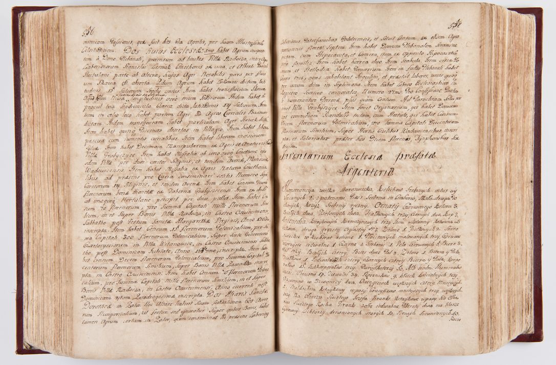 Zdjęcie nr 289 dla obiektu archiwalnego: Visitatio archidiaconatus Cracoviensis (Decanatus: Skalensis - 1727; Vitoviensis - 1727; Prossoviensis - 1728; Novi Montis - 1728; Scawinensis - 1729; Xsiążnensis - 1731; Woynicensis - 1731; Zatoriensis - 1729; Lipnicensis - 1730; Dobczycensis - 1730; Andreoviensis - 1731; Żyvecensis - 1732; Oswiemensis - 1732; Wielicensis - 1741; postea sequntur inventaria ecclesiarum decanatus Dobczycensis, Woynicensis, Andreoviensis) per R.D. Michaelem de Magna Kunice Kunicki, episcopum Arsiacensem, suffraganeum et archidiaconum Cracoviensem annis 1727 - 1741 peracta
