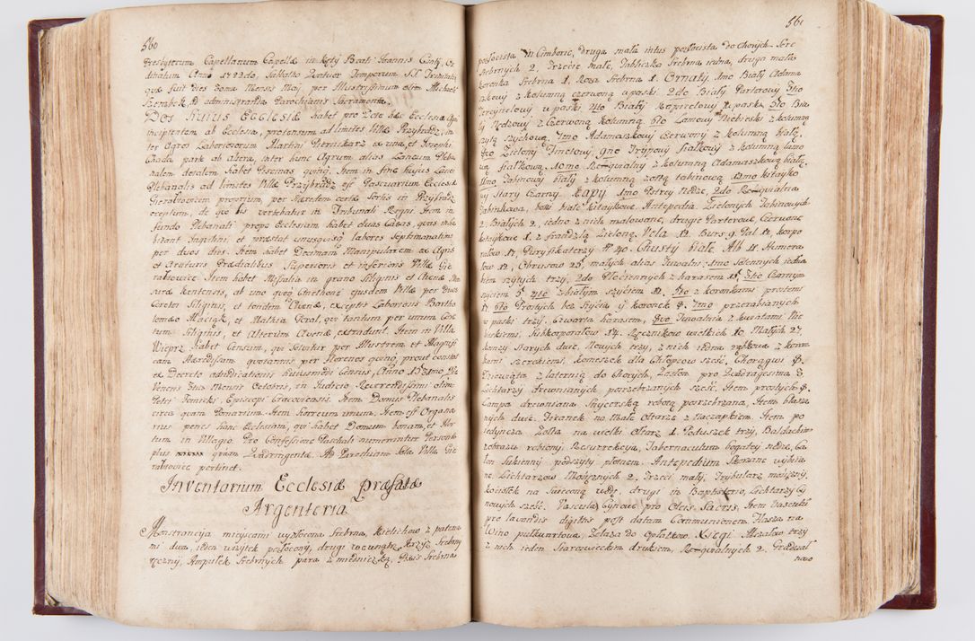 Zdjęcie nr 291 dla obiektu archiwalnego: Visitatio archidiaconatus Cracoviensis (Decanatus: Skalensis - 1727; Vitoviensis - 1727; Prossoviensis - 1728; Novi Montis - 1728; Scawinensis - 1729; Xsiążnensis - 1731; Woynicensis - 1731; Zatoriensis - 1729; Lipnicensis - 1730; Dobczycensis - 1730; Andreoviensis - 1731; Żyvecensis - 1732; Oswiemensis - 1732; Wielicensis - 1741; postea sequntur inventaria ecclesiarum decanatus Dobczycensis, Woynicensis, Andreoviensis) per R.D. Michaelem de Magna Kunice Kunicki, episcopum Arsiacensem, suffraganeum et archidiaconum Cracoviensem annis 1727 - 1741 peracta