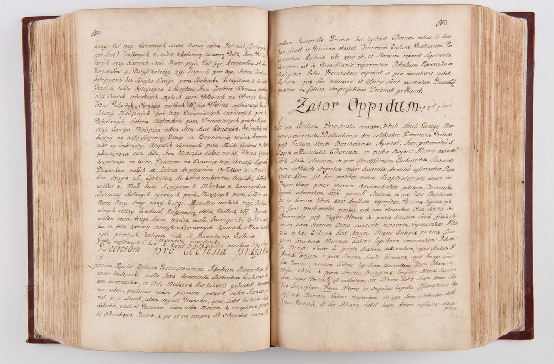 Zdjęcie nr 306 dla obiektu archiwalnego: Visitatio archidiaconatus Cracoviensis (Decanatus: Skalensis - 1727; Vitoviensis - 1727; Prossoviensis - 1728; Novi Montis - 1728; Scawinensis - 1729; Xsiążnensis - 1731; Woynicensis - 1731; Zatoriensis - 1729; Lipnicensis - 1730; Dobczycensis - 1730; Andreoviensis - 1731; Żyvecensis - 1732; Oswiemensis - 1732; Wielicensis - 1741; postea sequntur inventaria ecclesiarum decanatus Dobczycensis, Woynicensis, Andreoviensis) per R.D. Michaelem de Magna Kunice Kunicki, episcopum Arsiacensem, suffraganeum et archidiaconum Cracoviensem annis 1727 - 1741 peracta