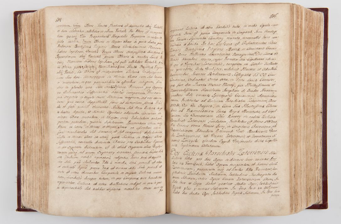 Zdjęcie nr 307 dla obiektu archiwalnego: Visitatio archidiaconatus Cracoviensis (Decanatus: Skalensis - 1727; Vitoviensis - 1727; Prossoviensis - 1728; Novi Montis - 1728; Scawinensis - 1729; Xsiążnensis - 1731; Woynicensis - 1731; Zatoriensis - 1729; Lipnicensis - 1730; Dobczycensis - 1730; Andreoviensis - 1731; Żyvecensis - 1732; Oswiemensis - 1732; Wielicensis - 1741; postea sequntur inventaria ecclesiarum decanatus Dobczycensis, Woynicensis, Andreoviensis) per R.D. Michaelem de Magna Kunice Kunicki, episcopum Arsiacensem, suffraganeum et archidiaconum Cracoviensem annis 1727 - 1741 peracta