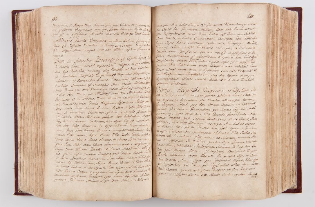 Zdjęcie nr 309 dla obiektu archiwalnego: Visitatio archidiaconatus Cracoviensis (Decanatus: Skalensis - 1727; Vitoviensis - 1727; Prossoviensis - 1728; Novi Montis - 1728; Scawinensis - 1729; Xsiążnensis - 1731; Woynicensis - 1731; Zatoriensis - 1729; Lipnicensis - 1730; Dobczycensis - 1730; Andreoviensis - 1731; Żyvecensis - 1732; Oswiemensis - 1732; Wielicensis - 1741; postea sequntur inventaria ecclesiarum decanatus Dobczycensis, Woynicensis, Andreoviensis) per R.D. Michaelem de Magna Kunice Kunicki, episcopum Arsiacensem, suffraganeum et archidiaconum Cracoviensem annis 1727 - 1741 peracta