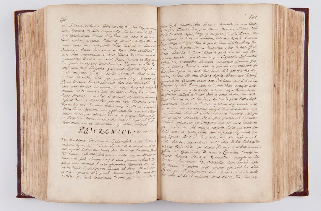 Zdjęcie nr 313 dla obiektu archiwalnego: Visitatio archidiaconatus Cracoviensis (Decanatus: Skalensis - 1727; Vitoviensis - 1727; Prossoviensis - 1728; Novi Montis - 1728; Scawinensis - 1729; Xsiążnensis - 1731; Woynicensis - 1731; Zatoriensis - 1729; Lipnicensis - 1730; Dobczycensis - 1730; Andreoviensis - 1731; Żyvecensis - 1732; Oswiemensis - 1732; Wielicensis - 1741; postea sequntur inventaria ecclesiarum decanatus Dobczycensis, Woynicensis, Andreoviensis) per R.D. Michaelem de Magna Kunice Kunicki, episcopum Arsiacensem, suffraganeum et archidiaconum Cracoviensem annis 1727 - 1741 peracta