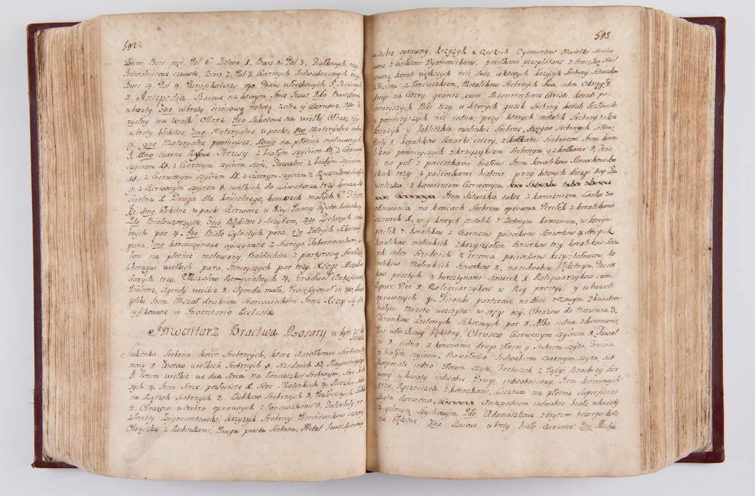 Zdjęcie nr 311 dla obiektu archiwalnego: Visitatio archidiaconatus Cracoviensis (Decanatus: Skalensis - 1727; Vitoviensis - 1727; Prossoviensis - 1728; Novi Montis - 1728; Scawinensis - 1729; Xsiążnensis - 1731; Woynicensis - 1731; Zatoriensis - 1729; Lipnicensis - 1730; Dobczycensis - 1730; Andreoviensis - 1731; Żyvecensis - 1732; Oswiemensis - 1732; Wielicensis - 1741; postea sequntur inventaria ecclesiarum decanatus Dobczycensis, Woynicensis, Andreoviensis) per R.D. Michaelem de Magna Kunice Kunicki, episcopum Arsiacensem, suffraganeum et archidiaconum Cracoviensem annis 1727 - 1741 peracta
