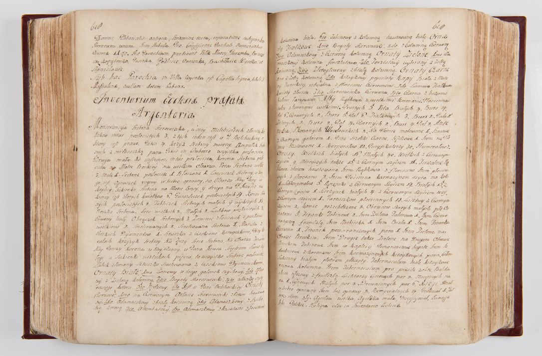 Zdjęcie nr 324 dla obiektu archiwalnego: Visitatio archidiaconatus Cracoviensis (Decanatus: Skalensis - 1727; Vitoviensis - 1727; Prossoviensis - 1728; Novi Montis - 1728; Scawinensis - 1729; Xsiążnensis - 1731; Woynicensis - 1731; Zatoriensis - 1729; Lipnicensis - 1730; Dobczycensis - 1730; Andreoviensis - 1731; Żyvecensis - 1732; Oswiemensis - 1732; Wielicensis - 1741; postea sequntur inventaria ecclesiarum decanatus Dobczycensis, Woynicensis, Andreoviensis) per R.D. Michaelem de Magna Kunice Kunicki, episcopum Arsiacensem, suffraganeum et archidiaconum Cracoviensem annis 1727 - 1741 peracta