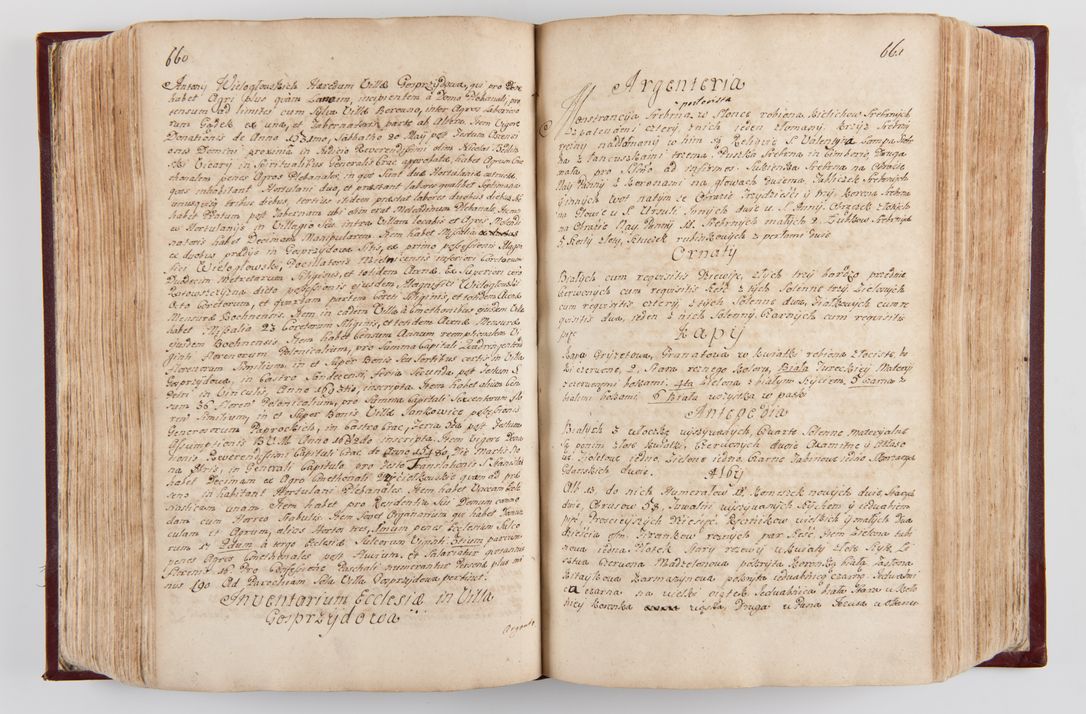 Zdjęcie nr 345 dla obiektu archiwalnego: Visitatio archidiaconatus Cracoviensis (Decanatus: Skalensis - 1727; Vitoviensis - 1727; Prossoviensis - 1728; Novi Montis - 1728; Scawinensis - 1729; Xsiążnensis - 1731; Woynicensis - 1731; Zatoriensis - 1729; Lipnicensis - 1730; Dobczycensis - 1730; Andreoviensis - 1731; Żyvecensis - 1732; Oswiemensis - 1732; Wielicensis - 1741; postea sequntur inventaria ecclesiarum decanatus Dobczycensis, Woynicensis, Andreoviensis) per R.D. Michaelem de Magna Kunice Kunicki, episcopum Arsiacensem, suffraganeum et archidiaconum Cracoviensem annis 1727 - 1741 peracta