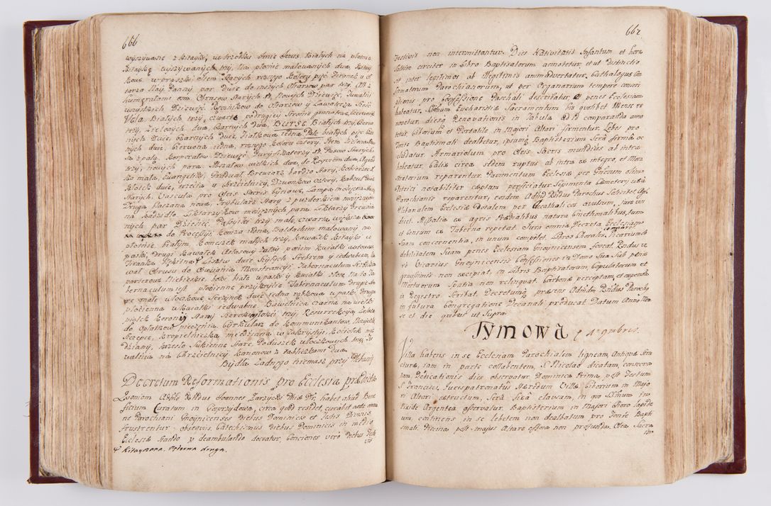 Zdjęcie nr 348 dla obiektu archiwalnego: Visitatio archidiaconatus Cracoviensis (Decanatus: Skalensis - 1727; Vitoviensis - 1727; Prossoviensis - 1728; Novi Montis - 1728; Scawinensis - 1729; Xsiążnensis - 1731; Woynicensis - 1731; Zatoriensis - 1729; Lipnicensis - 1730; Dobczycensis - 1730; Andreoviensis - 1731; Żyvecensis - 1732; Oswiemensis - 1732; Wielicensis - 1741; postea sequntur inventaria ecclesiarum decanatus Dobczycensis, Woynicensis, Andreoviensis) per R.D. Michaelem de Magna Kunice Kunicki, episcopum Arsiacensem, suffraganeum et archidiaconum Cracoviensem annis 1727 - 1741 peracta