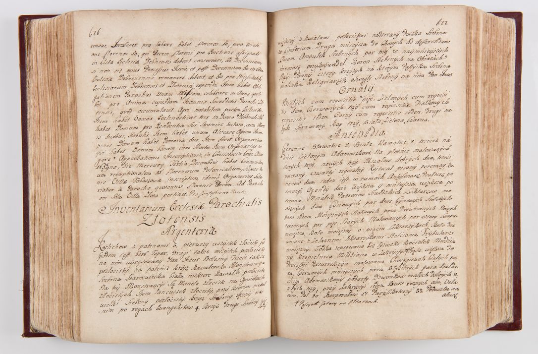 Zdjęcie nr 353 dla obiektu archiwalnego: Visitatio archidiaconatus Cracoviensis (Decanatus: Skalensis - 1727; Vitoviensis - 1727; Prossoviensis - 1728; Novi Montis - 1728; Scawinensis - 1729; Xsiążnensis - 1731; Woynicensis - 1731; Zatoriensis - 1729; Lipnicensis - 1730; Dobczycensis - 1730; Andreoviensis - 1731; Żyvecensis - 1732; Oswiemensis - 1732; Wielicensis - 1741; postea sequntur inventaria ecclesiarum decanatus Dobczycensis, Woynicensis, Andreoviensis) per R.D. Michaelem de Magna Kunice Kunicki, episcopum Arsiacensem, suffraganeum et archidiaconum Cracoviensem annis 1727 - 1741 peracta