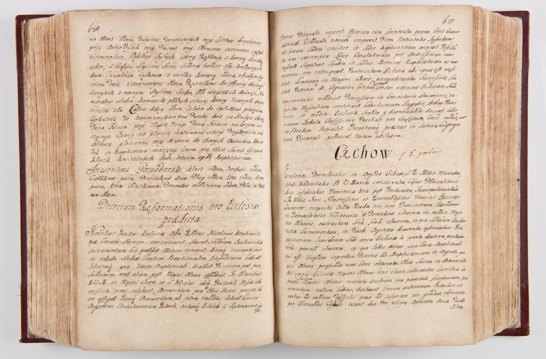 Zdjęcie nr 355 dla obiektu archiwalnego: Visitatio archidiaconatus Cracoviensis (Decanatus: Skalensis - 1727; Vitoviensis - 1727; Prossoviensis - 1728; Novi Montis - 1728; Scawinensis - 1729; Xsiążnensis - 1731; Woynicensis - 1731; Zatoriensis - 1729; Lipnicensis - 1730; Dobczycensis - 1730; Andreoviensis - 1731; Żyvecensis - 1732; Oswiemensis - 1732; Wielicensis - 1741; postea sequntur inventaria ecclesiarum decanatus Dobczycensis, Woynicensis, Andreoviensis) per R.D. Michaelem de Magna Kunice Kunicki, episcopum Arsiacensem, suffraganeum et archidiaconum Cracoviensem annis 1727 - 1741 peracta