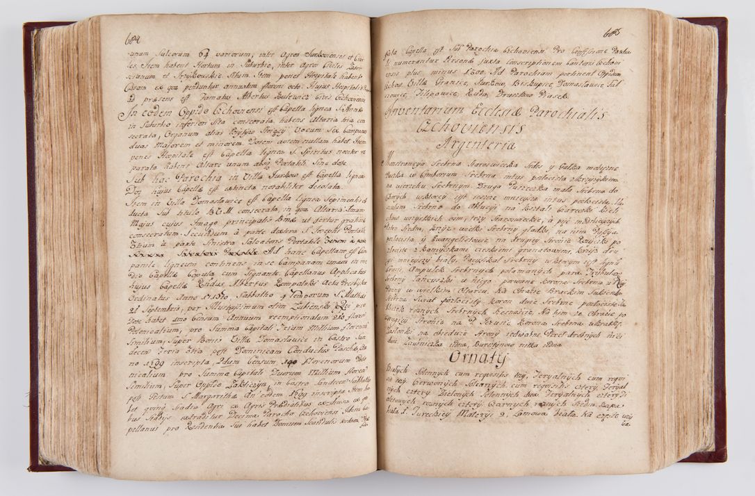 Zdjęcie nr 358 dla obiektu archiwalnego: Visitatio archidiaconatus Cracoviensis (Decanatus: Skalensis - 1727; Vitoviensis - 1727; Prossoviensis - 1728; Novi Montis - 1728; Scawinensis - 1729; Xsiążnensis - 1731; Woynicensis - 1731; Zatoriensis - 1729; Lipnicensis - 1730; Dobczycensis - 1730; Andreoviensis - 1731; Żyvecensis - 1732; Oswiemensis - 1732; Wielicensis - 1741; postea sequntur inventaria ecclesiarum decanatus Dobczycensis, Woynicensis, Andreoviensis) per R.D. Michaelem de Magna Kunice Kunicki, episcopum Arsiacensem, suffraganeum et archidiaconum Cracoviensem annis 1727 - 1741 peracta