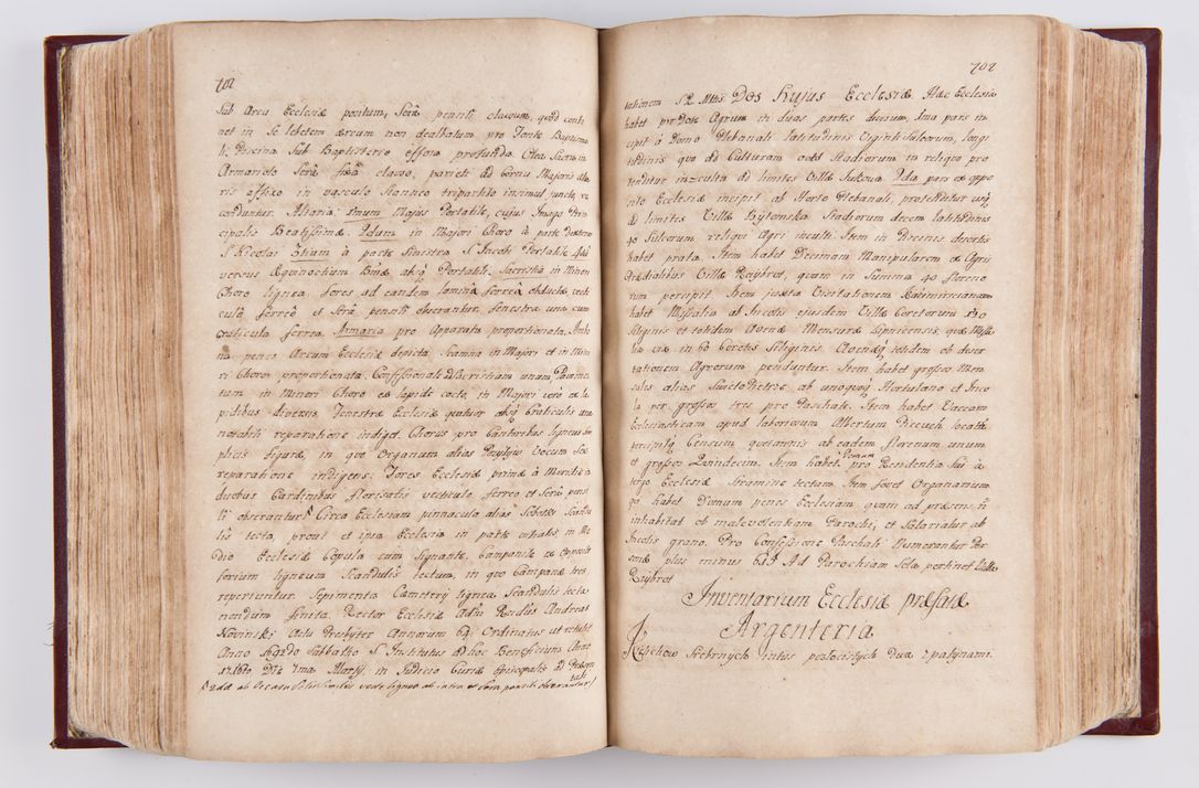 Zdjęcie nr 368 dla obiektu archiwalnego: Visitatio archidiaconatus Cracoviensis (Decanatus: Skalensis - 1727; Vitoviensis - 1727; Prossoviensis - 1728; Novi Montis - 1728; Scawinensis - 1729; Xsiążnensis - 1731; Woynicensis - 1731; Zatoriensis - 1729; Lipnicensis - 1730; Dobczycensis - 1730; Andreoviensis - 1731; Żyvecensis - 1732; Oswiemensis - 1732; Wielicensis - 1741; postea sequntur inventaria ecclesiarum decanatus Dobczycensis, Woynicensis, Andreoviensis) per R.D. Michaelem de Magna Kunice Kunicki, episcopum Arsiacensem, suffraganeum et archidiaconum Cracoviensem annis 1727 - 1741 peracta