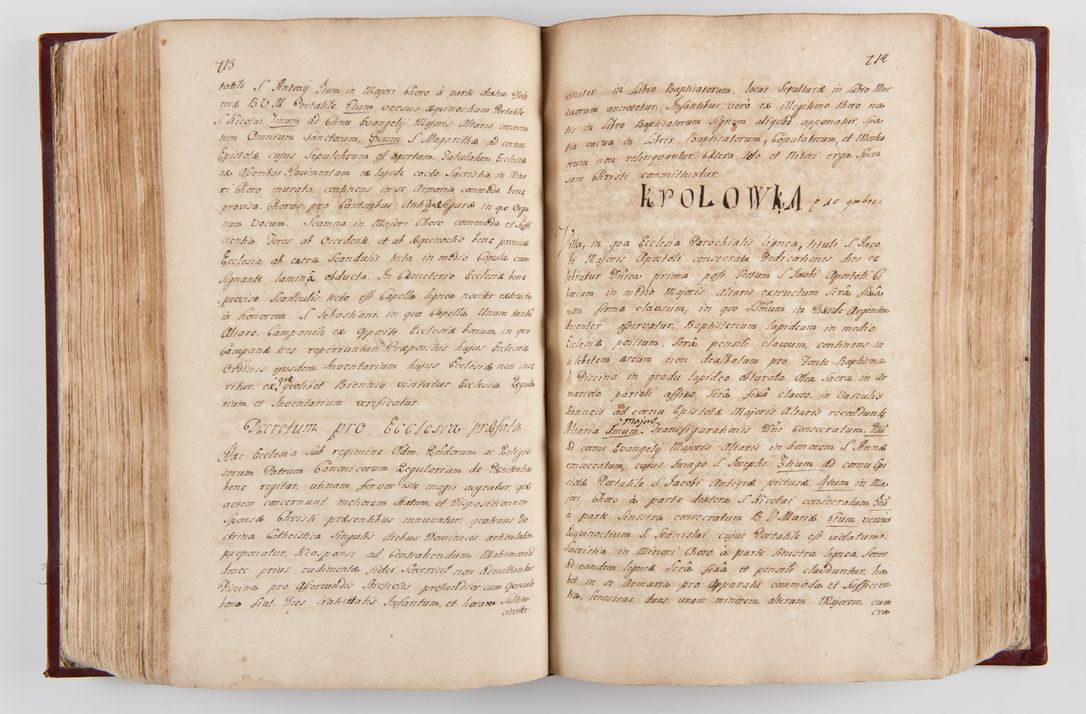 Zdjęcie nr 374 dla obiektu archiwalnego: Visitatio archidiaconatus Cracoviensis (Decanatus: Skalensis - 1727; Vitoviensis - 1727; Prossoviensis - 1728; Novi Montis - 1728; Scawinensis - 1729; Xsiążnensis - 1731; Woynicensis - 1731; Zatoriensis - 1729; Lipnicensis - 1730; Dobczycensis - 1730; Andreoviensis - 1731; Żyvecensis - 1732; Oswiemensis - 1732; Wielicensis - 1741; postea sequntur inventaria ecclesiarum decanatus Dobczycensis, Woynicensis, Andreoviensis) per R.D. Michaelem de Magna Kunice Kunicki, episcopum Arsiacensem, suffraganeum et archidiaconum Cracoviensem annis 1727 - 1741 peracta