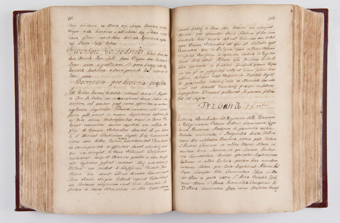 Zdjęcie nr 373 dla obiektu archiwalnego: Visitatio archidiaconatus Cracoviensis (Decanatus: Skalensis - 1727; Vitoviensis - 1727; Prossoviensis - 1728; Novi Montis - 1728; Scawinensis - 1729; Xsiążnensis - 1731; Woynicensis - 1731; Zatoriensis - 1729; Lipnicensis - 1730; Dobczycensis - 1730; Andreoviensis - 1731; Żyvecensis - 1732; Oswiemensis - 1732; Wielicensis - 1741; postea sequntur inventaria ecclesiarum decanatus Dobczycensis, Woynicensis, Andreoviensis) per R.D. Michaelem de Magna Kunice Kunicki, episcopum Arsiacensem, suffraganeum et archidiaconum Cracoviensem annis 1727 - 1741 peracta