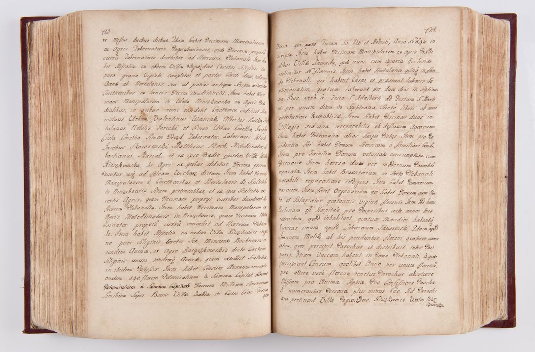 Zdjęcie nr 379 dla obiektu archiwalnego: Visitatio archidiaconatus Cracoviensis (Decanatus: Skalensis - 1727; Vitoviensis - 1727; Prossoviensis - 1728; Novi Montis - 1728; Scawinensis - 1729; Xsiążnensis - 1731; Woynicensis - 1731; Zatoriensis - 1729; Lipnicensis - 1730; Dobczycensis - 1730; Andreoviensis - 1731; Żyvecensis - 1732; Oswiemensis - 1732; Wielicensis - 1741; postea sequntur inventaria ecclesiarum decanatus Dobczycensis, Woynicensis, Andreoviensis) per R.D. Michaelem de Magna Kunice Kunicki, episcopum Arsiacensem, suffraganeum et archidiaconum Cracoviensem annis 1727 - 1741 peracta