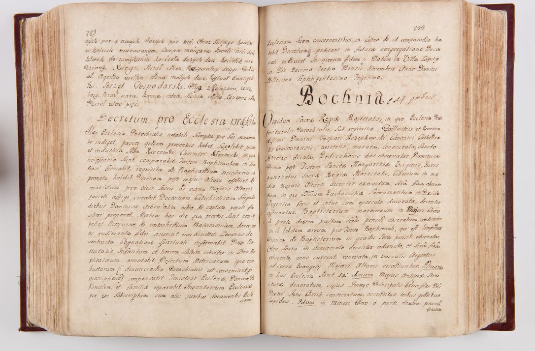 Zdjęcie nr 391 dla obiektu archiwalnego: Visitatio archidiaconatus Cracoviensis (Decanatus: Skalensis - 1727; Vitoviensis - 1727; Prossoviensis - 1728; Novi Montis - 1728; Scawinensis - 1729; Xsiążnensis - 1731; Woynicensis - 1731; Zatoriensis - 1729; Lipnicensis - 1730; Dobczycensis - 1730; Andreoviensis - 1731; Żyvecensis - 1732; Oswiemensis - 1732; Wielicensis - 1741; postea sequntur inventaria ecclesiarum decanatus Dobczycensis, Woynicensis, Andreoviensis) per R.D. Michaelem de Magna Kunice Kunicki, episcopum Arsiacensem, suffraganeum et archidiaconum Cracoviensem annis 1727 - 1741 peracta