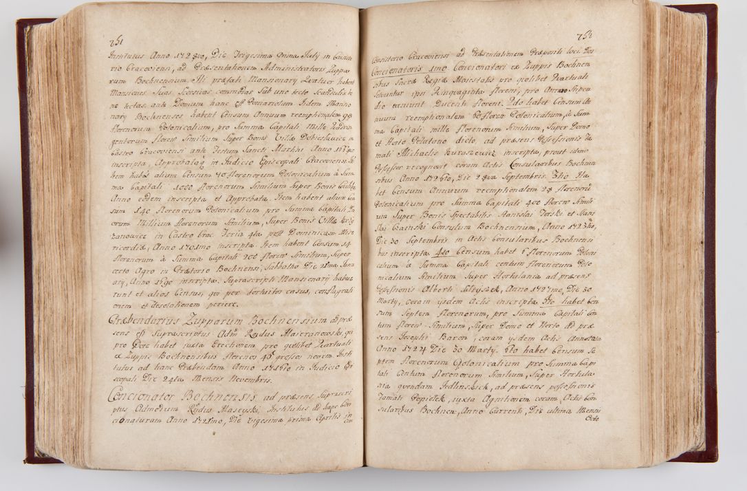 Zdjęcie nr 395 dla obiektu archiwalnego: Visitatio archidiaconatus Cracoviensis (Decanatus: Skalensis - 1727; Vitoviensis - 1727; Prossoviensis - 1728; Novi Montis - 1728; Scawinensis - 1729; Xsiążnensis - 1731; Woynicensis - 1731; Zatoriensis - 1729; Lipnicensis - 1730; Dobczycensis - 1730; Andreoviensis - 1731; Żyvecensis - 1732; Oswiemensis - 1732; Wielicensis - 1741; postea sequntur inventaria ecclesiarum decanatus Dobczycensis, Woynicensis, Andreoviensis) per R.D. Michaelem de Magna Kunice Kunicki, episcopum Arsiacensem, suffraganeum et archidiaconum Cracoviensem annis 1727 - 1741 peracta