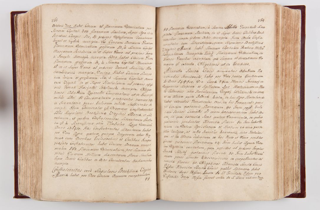 Zdjęcie nr 396 dla obiektu archiwalnego: Visitatio archidiaconatus Cracoviensis (Decanatus: Skalensis - 1727; Vitoviensis - 1727; Prossoviensis - 1728; Novi Montis - 1728; Scawinensis - 1729; Xsiążnensis - 1731; Woynicensis - 1731; Zatoriensis - 1729; Lipnicensis - 1730; Dobczycensis - 1730; Andreoviensis - 1731; Żyvecensis - 1732; Oswiemensis - 1732; Wielicensis - 1741; postea sequntur inventaria ecclesiarum decanatus Dobczycensis, Woynicensis, Andreoviensis) per R.D. Michaelem de Magna Kunice Kunicki, episcopum Arsiacensem, suffraganeum et archidiaconum Cracoviensem annis 1727 - 1741 peracta