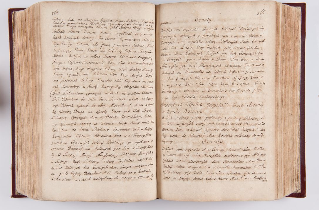 Zdjęcie nr 402 dla obiektu archiwalnego: Visitatio archidiaconatus Cracoviensis (Decanatus: Skalensis - 1727; Vitoviensis - 1727; Prossoviensis - 1728; Novi Montis - 1728; Scawinensis - 1729; Xsiążnensis - 1731; Woynicensis - 1731; Zatoriensis - 1729; Lipnicensis - 1730; Dobczycensis - 1730; Andreoviensis - 1731; Żyvecensis - 1732; Oswiemensis - 1732; Wielicensis - 1741; postea sequntur inventaria ecclesiarum decanatus Dobczycensis, Woynicensis, Andreoviensis) per R.D. Michaelem de Magna Kunice Kunicki, episcopum Arsiacensem, suffraganeum et archidiaconum Cracoviensem annis 1727 - 1741 peracta