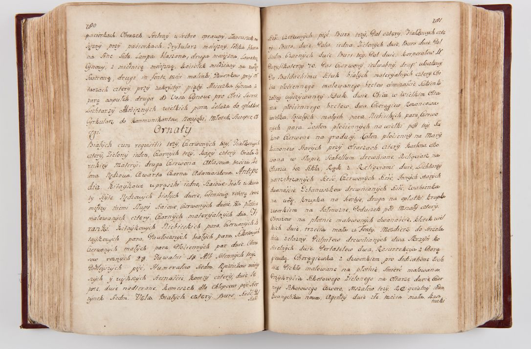 Zdjęcie nr 412 dla obiektu archiwalnego: Visitatio archidiaconatus Cracoviensis (Decanatus: Skalensis - 1727; Vitoviensis - 1727; Prossoviensis - 1728; Novi Montis - 1728; Scawinensis - 1729; Xsiążnensis - 1731; Woynicensis - 1731; Zatoriensis - 1729; Lipnicensis - 1730; Dobczycensis - 1730; Andreoviensis - 1731; Żyvecensis - 1732; Oswiemensis - 1732; Wielicensis - 1741; postea sequntur inventaria ecclesiarum decanatus Dobczycensis, Woynicensis, Andreoviensis) per R.D. Michaelem de Magna Kunice Kunicki, episcopum Arsiacensem, suffraganeum et archidiaconum Cracoviensem annis 1727 - 1741 peracta
