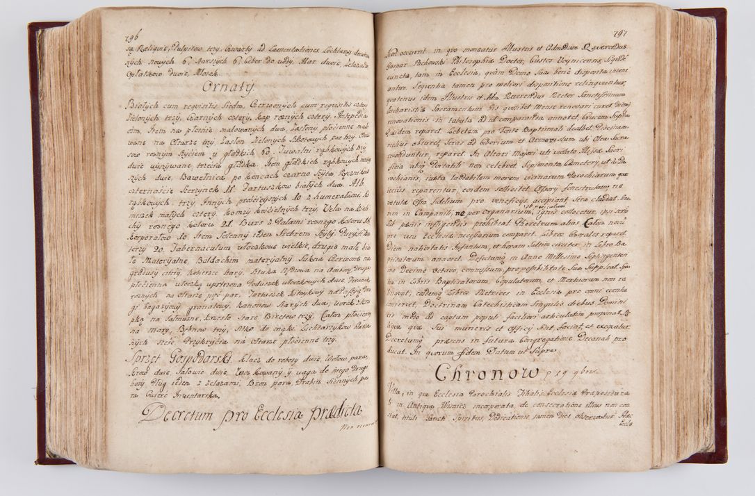 Zdjęcie nr 420 dla obiektu archiwalnego: Visitatio archidiaconatus Cracoviensis (Decanatus: Skalensis - 1727; Vitoviensis - 1727; Prossoviensis - 1728; Novi Montis - 1728; Scawinensis - 1729; Xsiążnensis - 1731; Woynicensis - 1731; Zatoriensis - 1729; Lipnicensis - 1730; Dobczycensis - 1730; Andreoviensis - 1731; Żyvecensis - 1732; Oswiemensis - 1732; Wielicensis - 1741; postea sequntur inventaria ecclesiarum decanatus Dobczycensis, Woynicensis, Andreoviensis) per R.D. Michaelem de Magna Kunice Kunicki, episcopum Arsiacensem, suffraganeum et archidiaconum Cracoviensem annis 1727 - 1741 peracta