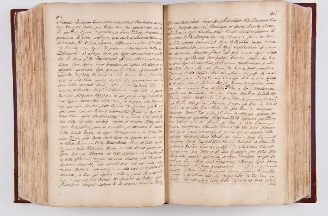 Zdjęcie nr 425 dla obiektu archiwalnego: Visitatio archidiaconatus Cracoviensis (Decanatus: Skalensis - 1727; Vitoviensis - 1727; Prossoviensis - 1728; Novi Montis - 1728; Scawinensis - 1729; Xsiążnensis - 1731; Woynicensis - 1731; Zatoriensis - 1729; Lipnicensis - 1730; Dobczycensis - 1730; Andreoviensis - 1731; Żyvecensis - 1732; Oswiemensis - 1732; Wielicensis - 1741; postea sequntur inventaria ecclesiarum decanatus Dobczycensis, Woynicensis, Andreoviensis) per R.D. Michaelem de Magna Kunice Kunicki, episcopum Arsiacensem, suffraganeum et archidiaconum Cracoviensem annis 1727 - 1741 peracta