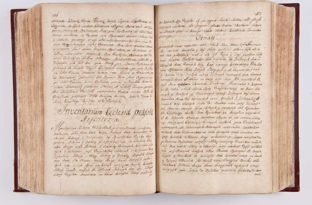Zdjęcie nr 426 dla obiektu archiwalnego: Visitatio archidiaconatus Cracoviensis (Decanatus: Skalensis - 1727; Vitoviensis - 1727; Prossoviensis - 1728; Novi Montis - 1728; Scawinensis - 1729; Xsiążnensis - 1731; Woynicensis - 1731; Zatoriensis - 1729; Lipnicensis - 1730; Dobczycensis - 1730; Andreoviensis - 1731; Żyvecensis - 1732; Oswiemensis - 1732; Wielicensis - 1741; postea sequntur inventaria ecclesiarum decanatus Dobczycensis, Woynicensis, Andreoviensis) per R.D. Michaelem de Magna Kunice Kunicki, episcopum Arsiacensem, suffraganeum et archidiaconum Cracoviensem annis 1727 - 1741 peracta