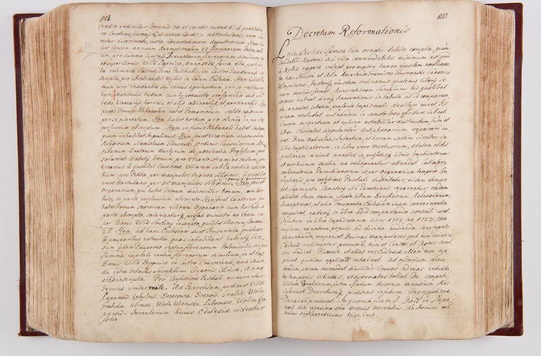 Zdjęcie nr 433 dla obiektu archiwalnego: Visitatio archidiaconatus Cracoviensis (Decanatus: Skalensis - 1727; Vitoviensis - 1727; Prossoviensis - 1728; Novi Montis - 1728; Scawinensis - 1729; Xsiążnensis - 1731; Woynicensis - 1731; Zatoriensis - 1729; Lipnicensis - 1730; Dobczycensis - 1730; Andreoviensis - 1731; Żyvecensis - 1732; Oswiemensis - 1732; Wielicensis - 1741; postea sequntur inventaria ecclesiarum decanatus Dobczycensis, Woynicensis, Andreoviensis) per R.D. Michaelem de Magna Kunice Kunicki, episcopum Arsiacensem, suffraganeum et archidiaconum Cracoviensem annis 1727 - 1741 peracta