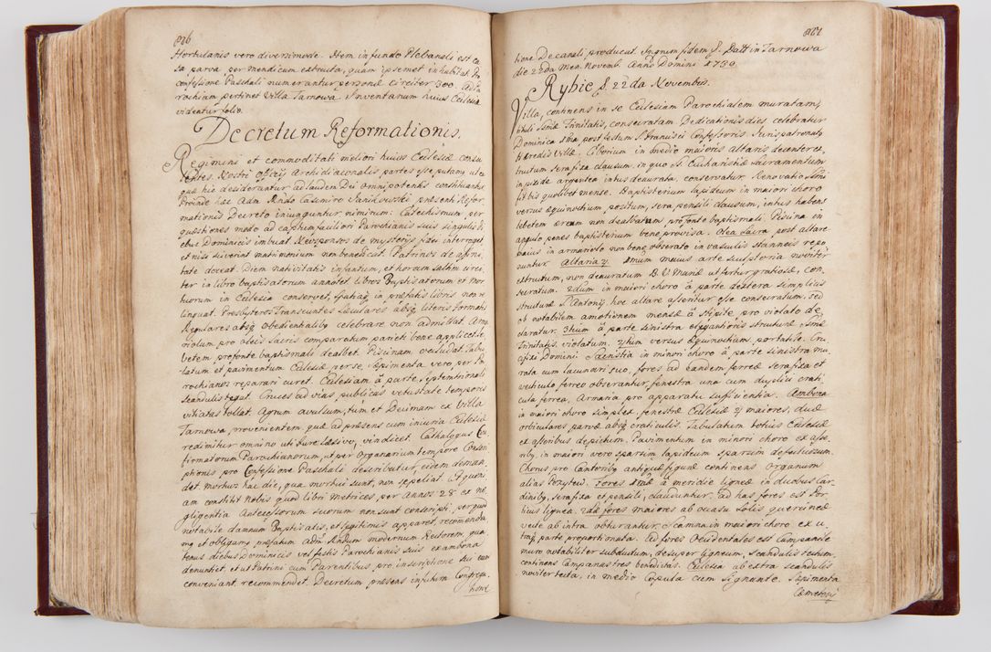 Zdjęcie nr 435 dla obiektu archiwalnego: Visitatio archidiaconatus Cracoviensis (Decanatus: Skalensis - 1727; Vitoviensis - 1727; Prossoviensis - 1728; Novi Montis - 1728; Scawinensis - 1729; Xsiążnensis - 1731; Woynicensis - 1731; Zatoriensis - 1729; Lipnicensis - 1730; Dobczycensis - 1730; Andreoviensis - 1731; Żyvecensis - 1732; Oswiemensis - 1732; Wielicensis - 1741; postea sequntur inventaria ecclesiarum decanatus Dobczycensis, Woynicensis, Andreoviensis) per R.D. Michaelem de Magna Kunice Kunicki, episcopum Arsiacensem, suffraganeum et archidiaconum Cracoviensem annis 1727 - 1741 peracta