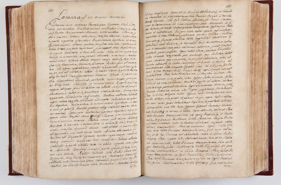 Zdjęcie nr 437 dla obiektu archiwalnego: Visitatio archidiaconatus Cracoviensis (Decanatus: Skalensis - 1727; Vitoviensis - 1727; Prossoviensis - 1728; Novi Montis - 1728; Scawinensis - 1729; Xsiążnensis - 1731; Woynicensis - 1731; Zatoriensis - 1729; Lipnicensis - 1730; Dobczycensis - 1730; Andreoviensis - 1731; Żyvecensis - 1732; Oswiemensis - 1732; Wielicensis - 1741; postea sequntur inventaria ecclesiarum decanatus Dobczycensis, Woynicensis, Andreoviensis) per R.D. Michaelem de Magna Kunice Kunicki, episcopum Arsiacensem, suffraganeum et archidiaconum Cracoviensem annis 1727 - 1741 peracta