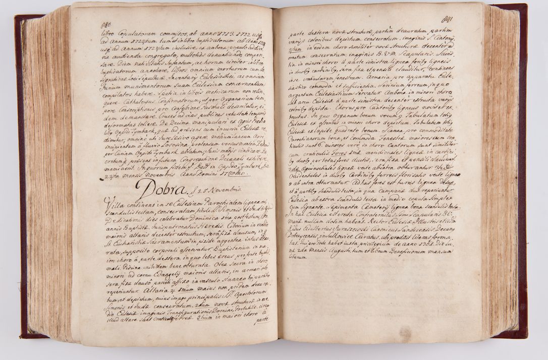 Zdjęcie nr 442 dla obiektu archiwalnego: Visitatio archidiaconatus Cracoviensis (Decanatus: Skalensis - 1727; Vitoviensis - 1727; Prossoviensis - 1728; Novi Montis - 1728; Scawinensis - 1729; Xsiążnensis - 1731; Woynicensis - 1731; Zatoriensis - 1729; Lipnicensis - 1730; Dobczycensis - 1730; Andreoviensis - 1731; Żyvecensis - 1732; Oswiemensis - 1732; Wielicensis - 1741; postea sequntur inventaria ecclesiarum decanatus Dobczycensis, Woynicensis, Andreoviensis) per R.D. Michaelem de Magna Kunice Kunicki, episcopum Arsiacensem, suffraganeum et archidiaconum Cracoviensem annis 1727 - 1741 peracta