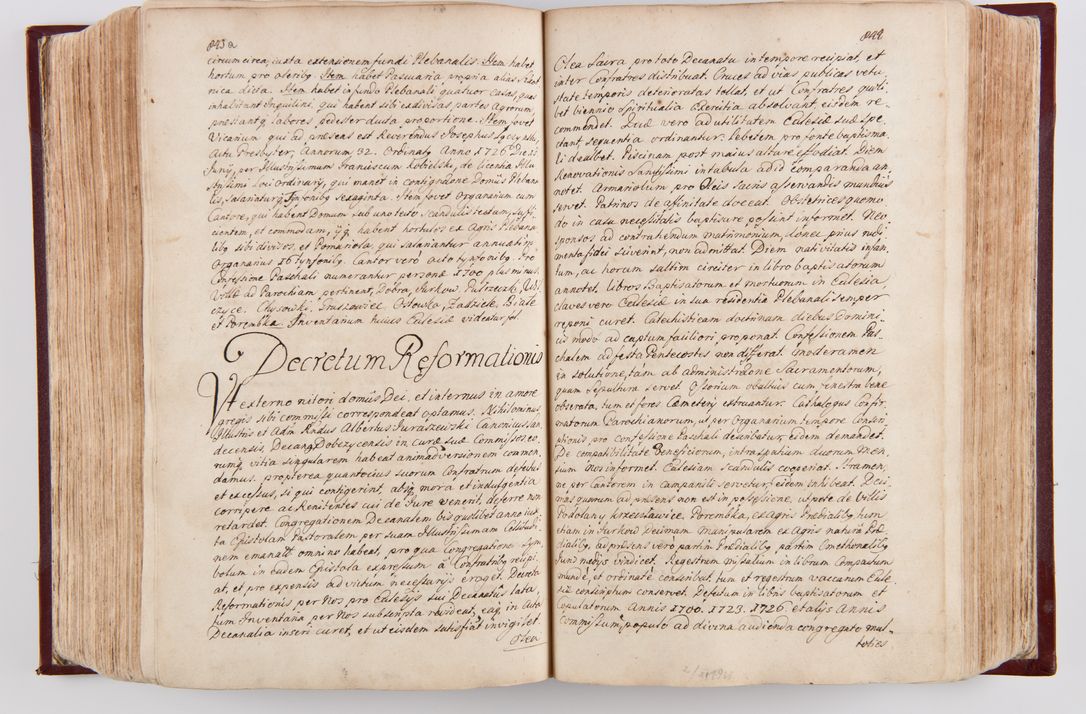 Zdjęcie nr 444 dla obiektu archiwalnego: Visitatio archidiaconatus Cracoviensis (Decanatus: Skalensis - 1727; Vitoviensis - 1727; Prossoviensis - 1728; Novi Montis - 1728; Scawinensis - 1729; Xsiążnensis - 1731; Woynicensis - 1731; Zatoriensis - 1729; Lipnicensis - 1730; Dobczycensis - 1730; Andreoviensis - 1731; Żyvecensis - 1732; Oswiemensis - 1732; Wielicensis - 1741; postea sequntur inventaria ecclesiarum decanatus Dobczycensis, Woynicensis, Andreoviensis) per R.D. Michaelem de Magna Kunice Kunicki, episcopum Arsiacensem, suffraganeum et archidiaconum Cracoviensem annis 1727 - 1741 peracta