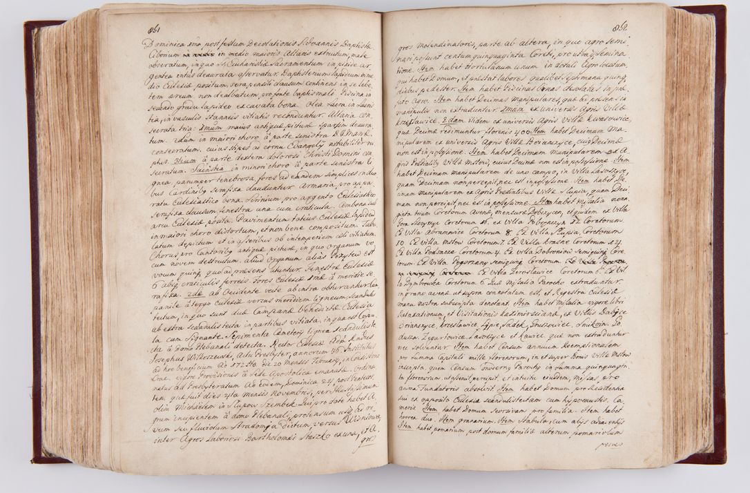 Zdjęcie nr 448 dla obiektu archiwalnego: Visitatio archidiaconatus Cracoviensis (Decanatus: Skalensis - 1727; Vitoviensis - 1727; Prossoviensis - 1728; Novi Montis - 1728; Scawinensis - 1729; Xsiążnensis - 1731; Woynicensis - 1731; Zatoriensis - 1729; Lipnicensis - 1730; Dobczycensis - 1730; Andreoviensis - 1731; Żyvecensis - 1732; Oswiemensis - 1732; Wielicensis - 1741; postea sequntur inventaria ecclesiarum decanatus Dobczycensis, Woynicensis, Andreoviensis) per R.D. Michaelem de Magna Kunice Kunicki, episcopum Arsiacensem, suffraganeum et archidiaconum Cracoviensem annis 1727 - 1741 peracta