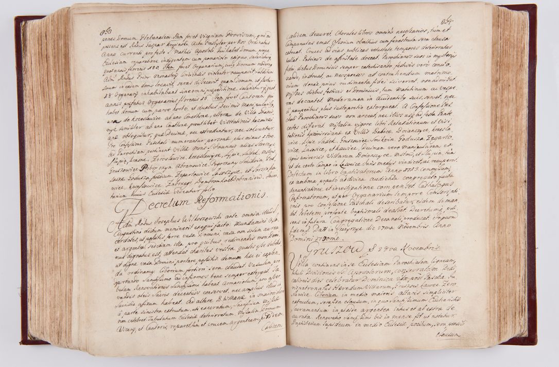 Zdjęcie nr 449 dla obiektu archiwalnego: Visitatio archidiaconatus Cracoviensis (Decanatus: Skalensis - 1727; Vitoviensis - 1727; Prossoviensis - 1728; Novi Montis - 1728; Scawinensis - 1729; Xsiążnensis - 1731; Woynicensis - 1731; Zatoriensis - 1729; Lipnicensis - 1730; Dobczycensis - 1730; Andreoviensis - 1731; Żyvecensis - 1732; Oswiemensis - 1732; Wielicensis - 1741; postea sequntur inventaria ecclesiarum decanatus Dobczycensis, Woynicensis, Andreoviensis) per R.D. Michaelem de Magna Kunice Kunicki, episcopum Arsiacensem, suffraganeum et archidiaconum Cracoviensem annis 1727 - 1741 peracta