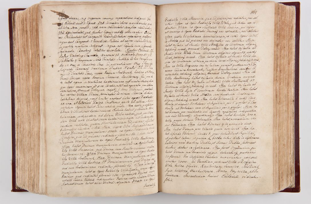 Zdjęcie nr 454 dla obiektu archiwalnego: Visitatio archidiaconatus Cracoviensis (Decanatus: Skalensis - 1727; Vitoviensis - 1727; Prossoviensis - 1728; Novi Montis - 1728; Scawinensis - 1729; Xsiążnensis - 1731; Woynicensis - 1731; Zatoriensis - 1729; Lipnicensis - 1730; Dobczycensis - 1730; Andreoviensis - 1731; Żyvecensis - 1732; Oswiemensis - 1732; Wielicensis - 1741; postea sequntur inventaria ecclesiarum decanatus Dobczycensis, Woynicensis, Andreoviensis) per R.D. Michaelem de Magna Kunice Kunicki, episcopum Arsiacensem, suffraganeum et archidiaconum Cracoviensem annis 1727 - 1741 peracta