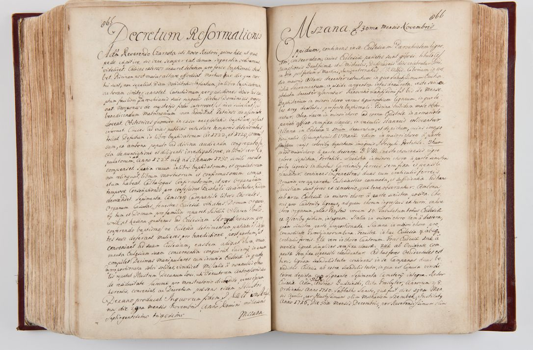 Zdjęcie nr 455 dla obiektu archiwalnego: Visitatio archidiaconatus Cracoviensis (Decanatus: Skalensis - 1727; Vitoviensis - 1727; Prossoviensis - 1728; Novi Montis - 1728; Scawinensis - 1729; Xsiążnensis - 1731; Woynicensis - 1731; Zatoriensis - 1729; Lipnicensis - 1730; Dobczycensis - 1730; Andreoviensis - 1731; Żyvecensis - 1732; Oswiemensis - 1732; Wielicensis - 1741; postea sequntur inventaria ecclesiarum decanatus Dobczycensis, Woynicensis, Andreoviensis) per R.D. Michaelem de Magna Kunice Kunicki, episcopum Arsiacensem, suffraganeum et archidiaconum Cracoviensem annis 1727 - 1741 peracta