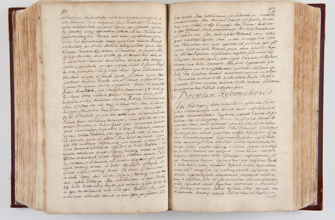 Zdjęcie nr 459 dla obiektu archiwalnego: Visitatio archidiaconatus Cracoviensis (Decanatus: Skalensis - 1727; Vitoviensis - 1727; Prossoviensis - 1728; Novi Montis - 1728; Scawinensis - 1729; Xsiążnensis - 1731; Woynicensis - 1731; Zatoriensis - 1729; Lipnicensis - 1730; Dobczycensis - 1730; Andreoviensis - 1731; Żyvecensis - 1732; Oswiemensis - 1732; Wielicensis - 1741; postea sequntur inventaria ecclesiarum decanatus Dobczycensis, Woynicensis, Andreoviensis) per R.D. Michaelem de Magna Kunice Kunicki, episcopum Arsiacensem, suffraganeum et archidiaconum Cracoviensem annis 1727 - 1741 peracta