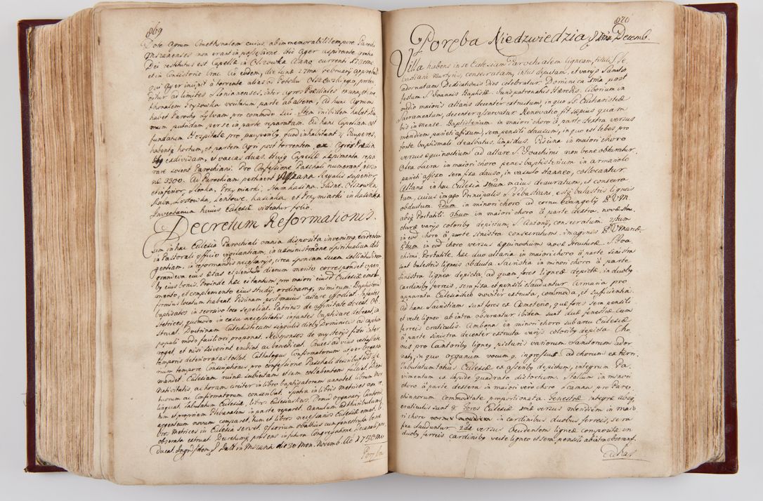 Zdjęcie nr 457 dla obiektu archiwalnego: Visitatio archidiaconatus Cracoviensis (Decanatus: Skalensis - 1727; Vitoviensis - 1727; Prossoviensis - 1728; Novi Montis - 1728; Scawinensis - 1729; Xsiążnensis - 1731; Woynicensis - 1731; Zatoriensis - 1729; Lipnicensis - 1730; Dobczycensis - 1730; Andreoviensis - 1731; Żyvecensis - 1732; Oswiemensis - 1732; Wielicensis - 1741; postea sequntur inventaria ecclesiarum decanatus Dobczycensis, Woynicensis, Andreoviensis) per R.D. Michaelem de Magna Kunice Kunicki, episcopum Arsiacensem, suffraganeum et archidiaconum Cracoviensem annis 1727 - 1741 peracta