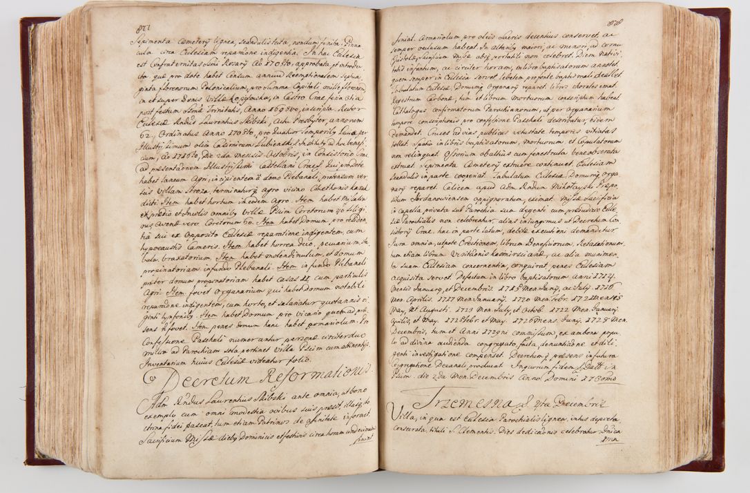 Zdjęcie nr 462 dla obiektu archiwalnego: Visitatio archidiaconatus Cracoviensis (Decanatus: Skalensis - 1727; Vitoviensis - 1727; Prossoviensis - 1728; Novi Montis - 1728; Scawinensis - 1729; Xsiążnensis - 1731; Woynicensis - 1731; Zatoriensis - 1729; Lipnicensis - 1730; Dobczycensis - 1730; Andreoviensis - 1731; Żyvecensis - 1732; Oswiemensis - 1732; Wielicensis - 1741; postea sequntur inventaria ecclesiarum decanatus Dobczycensis, Woynicensis, Andreoviensis) per R.D. Michaelem de Magna Kunice Kunicki, episcopum Arsiacensem, suffraganeum et archidiaconum Cracoviensem annis 1727 - 1741 peracta