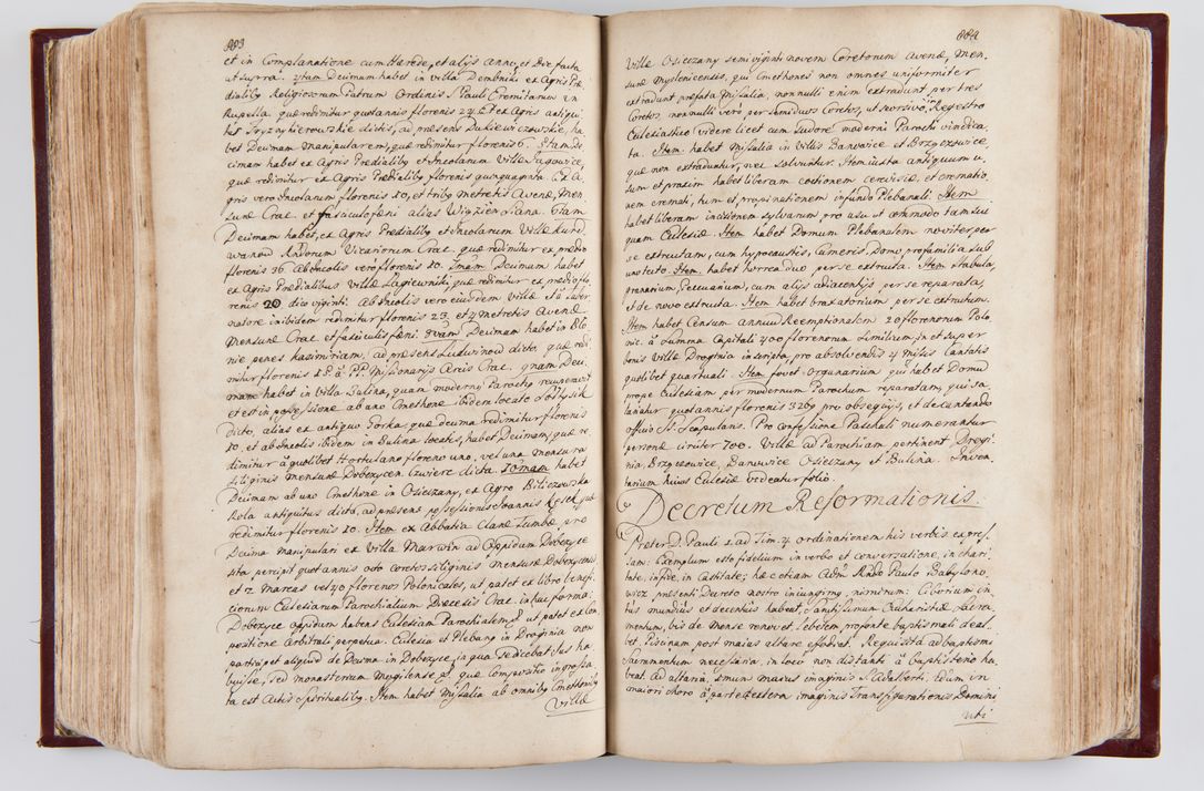 Zdjęcie nr 465 dla obiektu archiwalnego: Visitatio archidiaconatus Cracoviensis (Decanatus: Skalensis - 1727; Vitoviensis - 1727; Prossoviensis - 1728; Novi Montis - 1728; Scawinensis - 1729; Xsiążnensis - 1731; Woynicensis - 1731; Zatoriensis - 1729; Lipnicensis - 1730; Dobczycensis - 1730; Andreoviensis - 1731; Żyvecensis - 1732; Oswiemensis - 1732; Wielicensis - 1741; postea sequntur inventaria ecclesiarum decanatus Dobczycensis, Woynicensis, Andreoviensis) per R.D. Michaelem de Magna Kunice Kunicki, episcopum Arsiacensem, suffraganeum et archidiaconum Cracoviensem annis 1727 - 1741 peracta