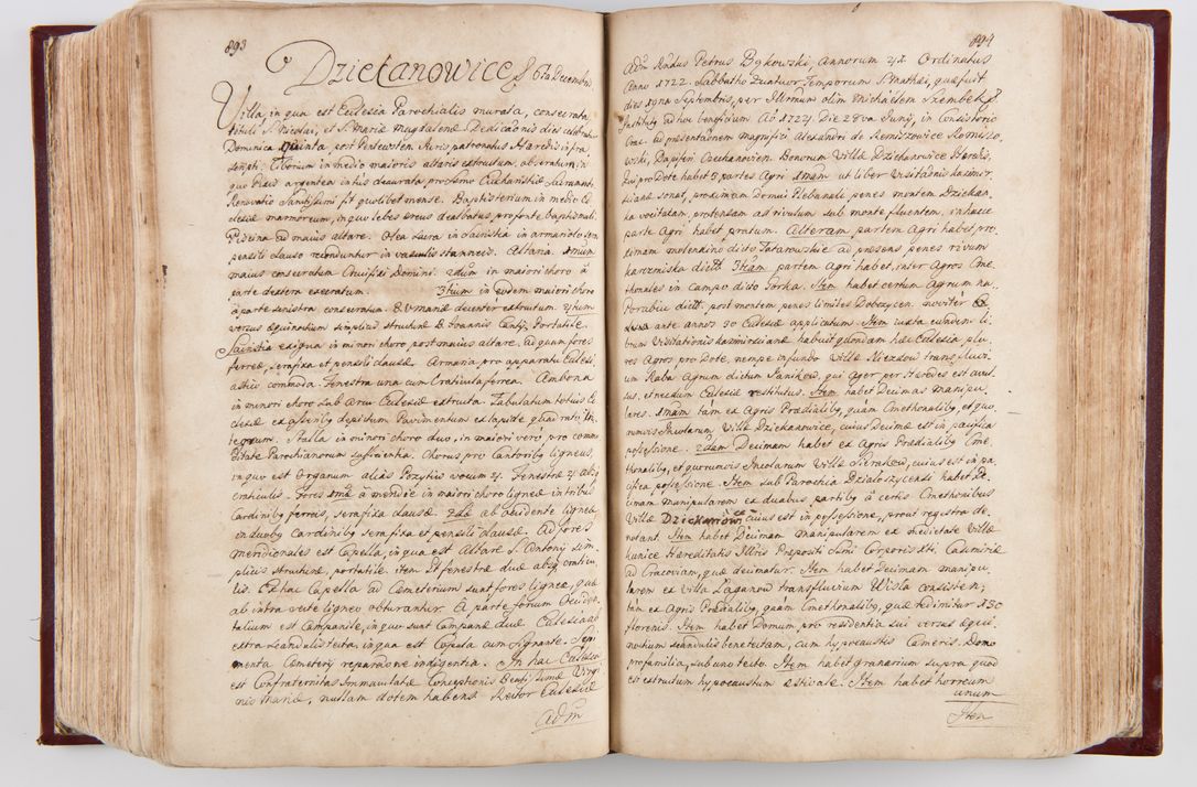 Zdjęcie nr 470 dla obiektu archiwalnego: Visitatio archidiaconatus Cracoviensis (Decanatus: Skalensis - 1727; Vitoviensis - 1727; Prossoviensis - 1728; Novi Montis - 1728; Scawinensis - 1729; Xsiążnensis - 1731; Woynicensis - 1731; Zatoriensis - 1729; Lipnicensis - 1730; Dobczycensis - 1730; Andreoviensis - 1731; Żyvecensis - 1732; Oswiemensis - 1732; Wielicensis - 1741; postea sequntur inventaria ecclesiarum decanatus Dobczycensis, Woynicensis, Andreoviensis) per R.D. Michaelem de Magna Kunice Kunicki, episcopum Arsiacensem, suffraganeum et archidiaconum Cracoviensem annis 1727 - 1741 peracta